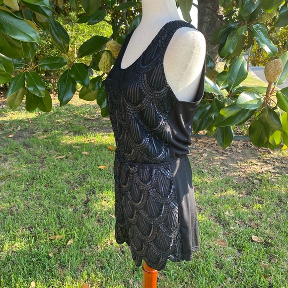 Francesca’s Black Sequin Romper - Picture 3 of 17